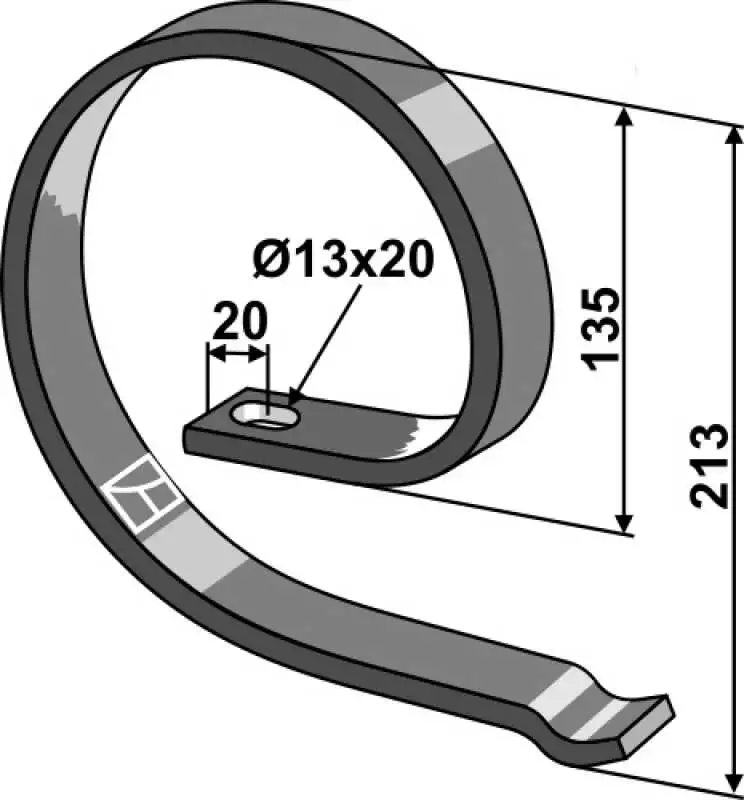 Verstärkungsfeder 45x10