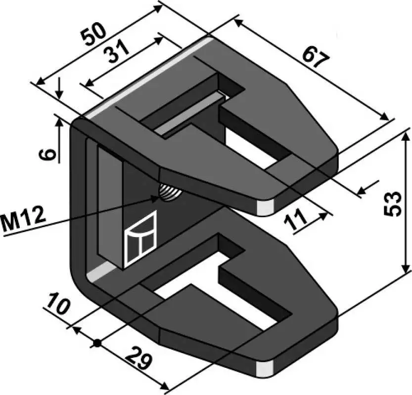 Klemme 64mm