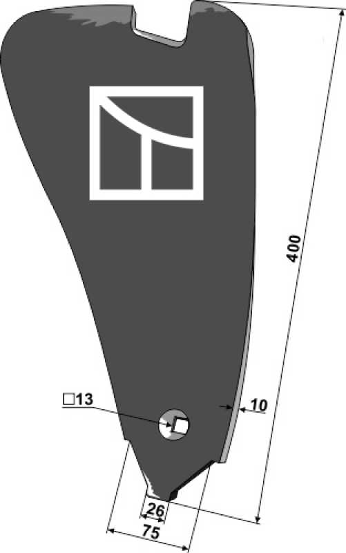 Randleitblech - rechte Ausführung - Delta Flex