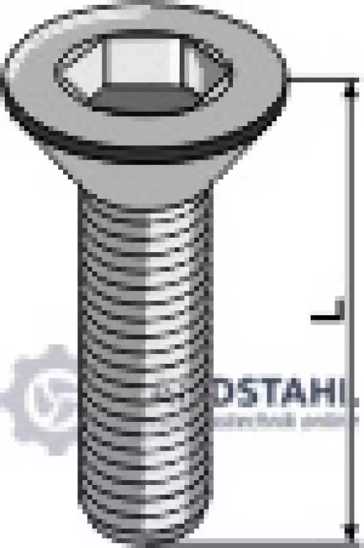 Senkschraube mit Innensechskant