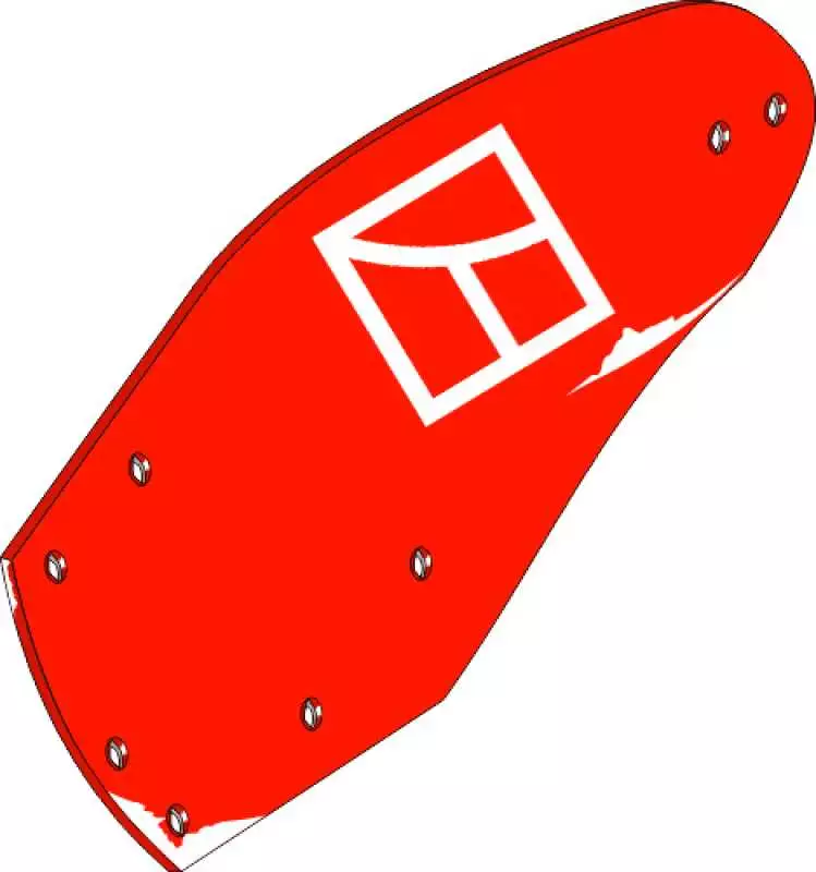 Streichblech-Hinterteil - links vgl. 612111