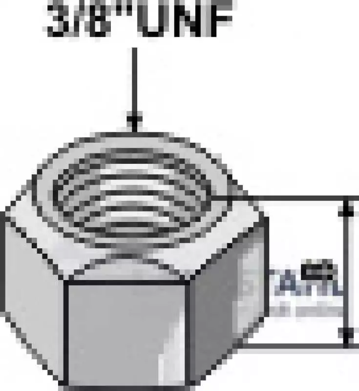 Mutter 3/8''UNF