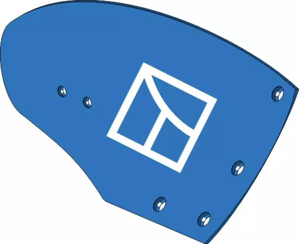 Streichblech-Hinterteil HW245R - rechts