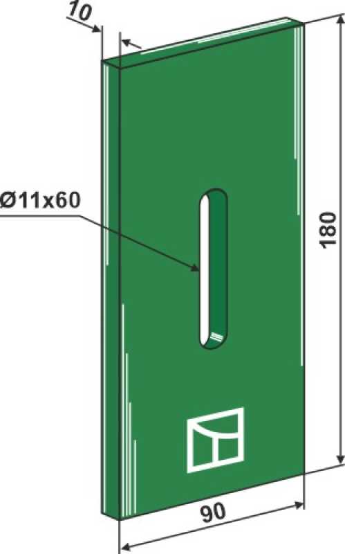 Greenflex Kunststoff-Abstreifer für Abstreifer