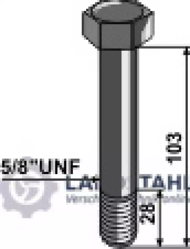 Schraube - 5/8''UNF