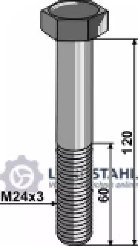 Schraube - M24x3 - 10.9