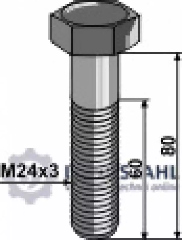 Schraube - M24x3 - 10.9