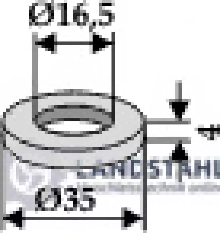 Scheibe D35x4xD16,5