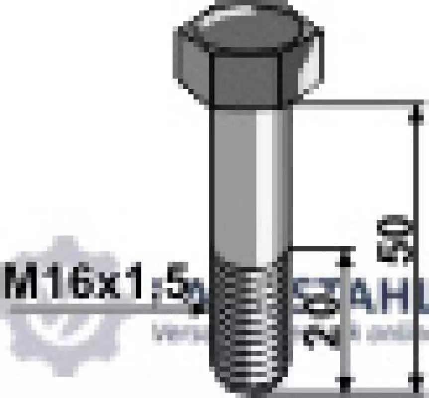 Schraube M16x1,5 x 50 - 10.9