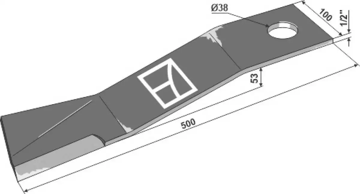 Messer 500mm