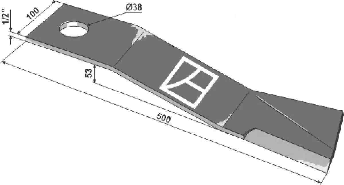Messer 500mm