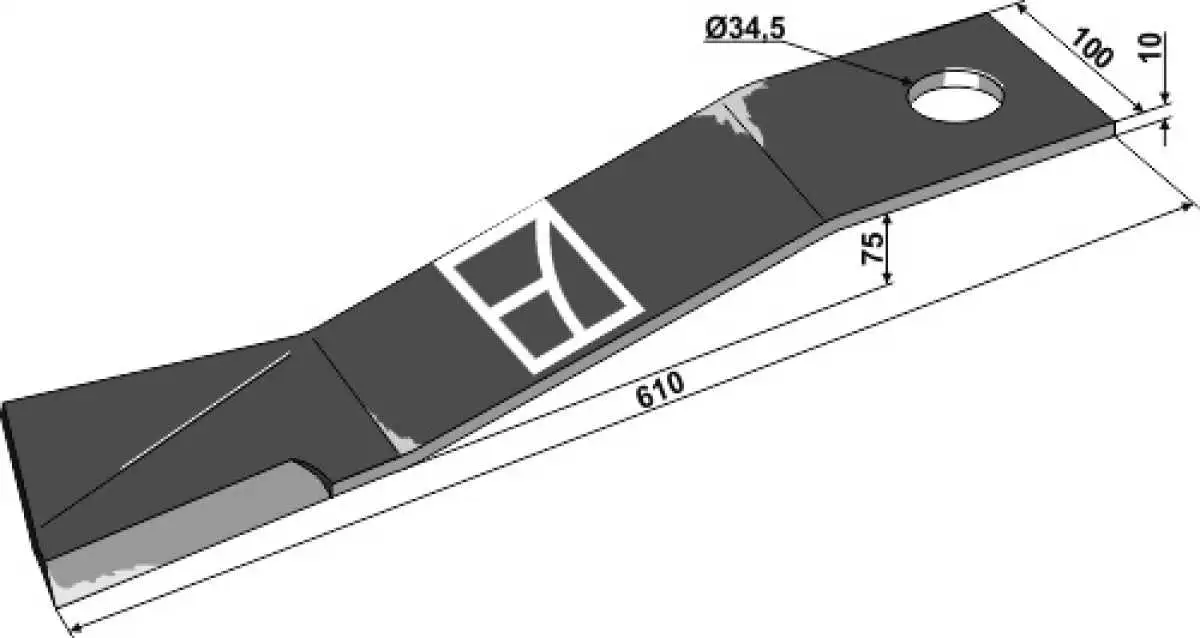 Messer 610mm