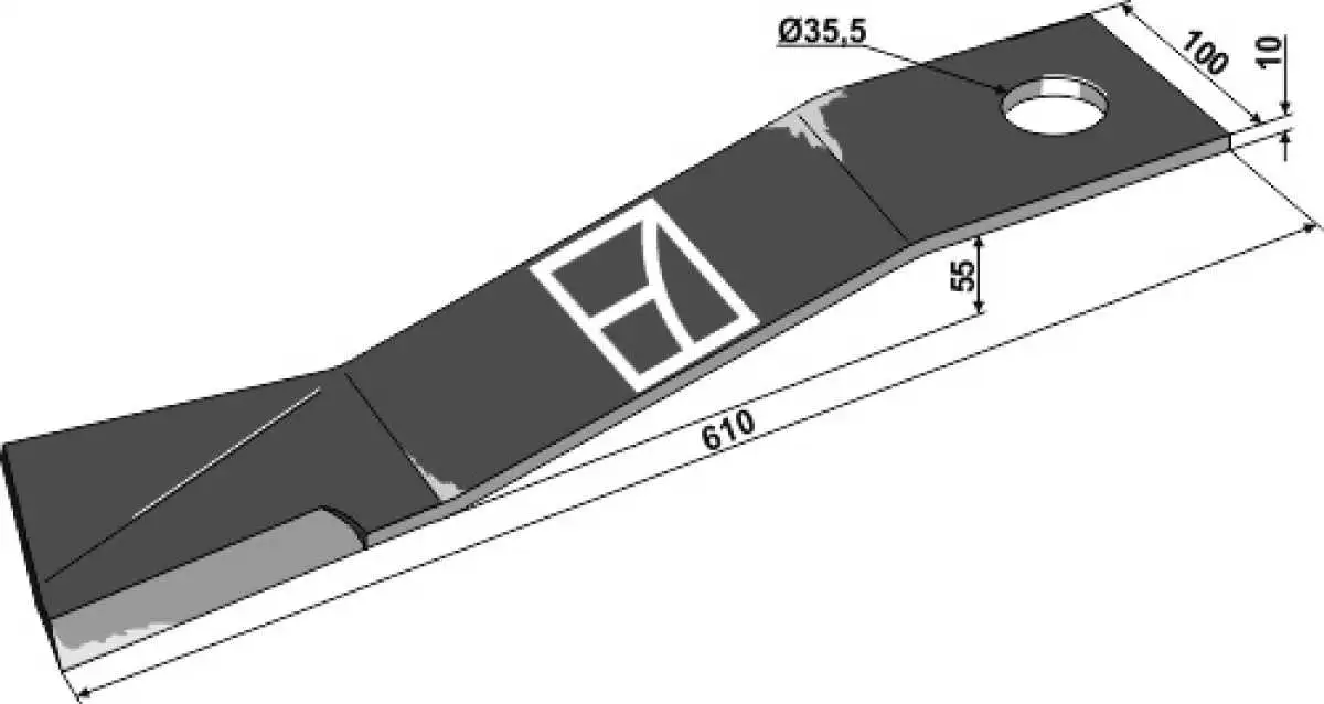 Messer 610mm