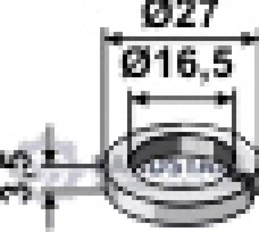 Scheibe D27x3,5xD16,5