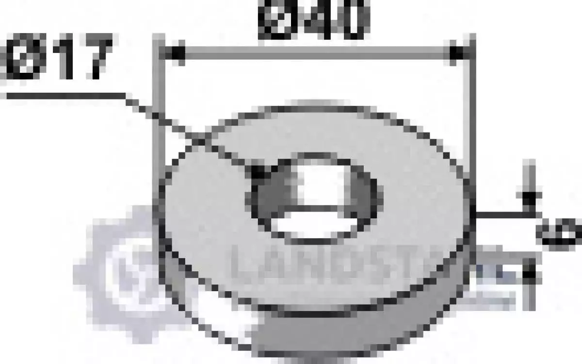 Scheibe D40x6xD17