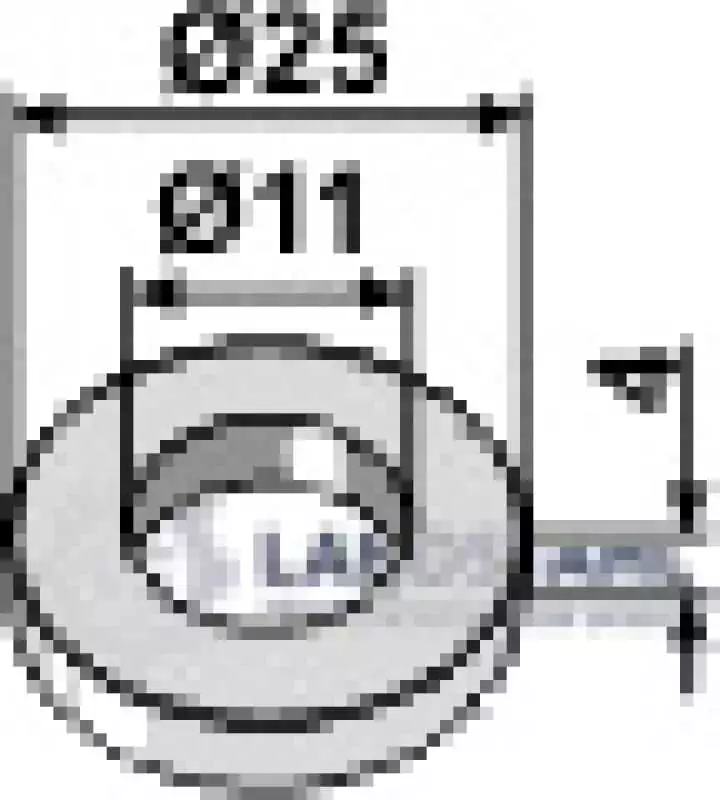 Scheibe D25x4xD11