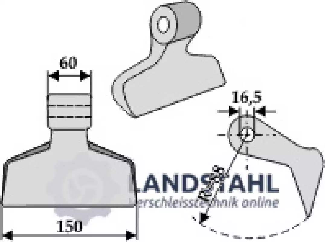 Hammerschlegel 150x60mm