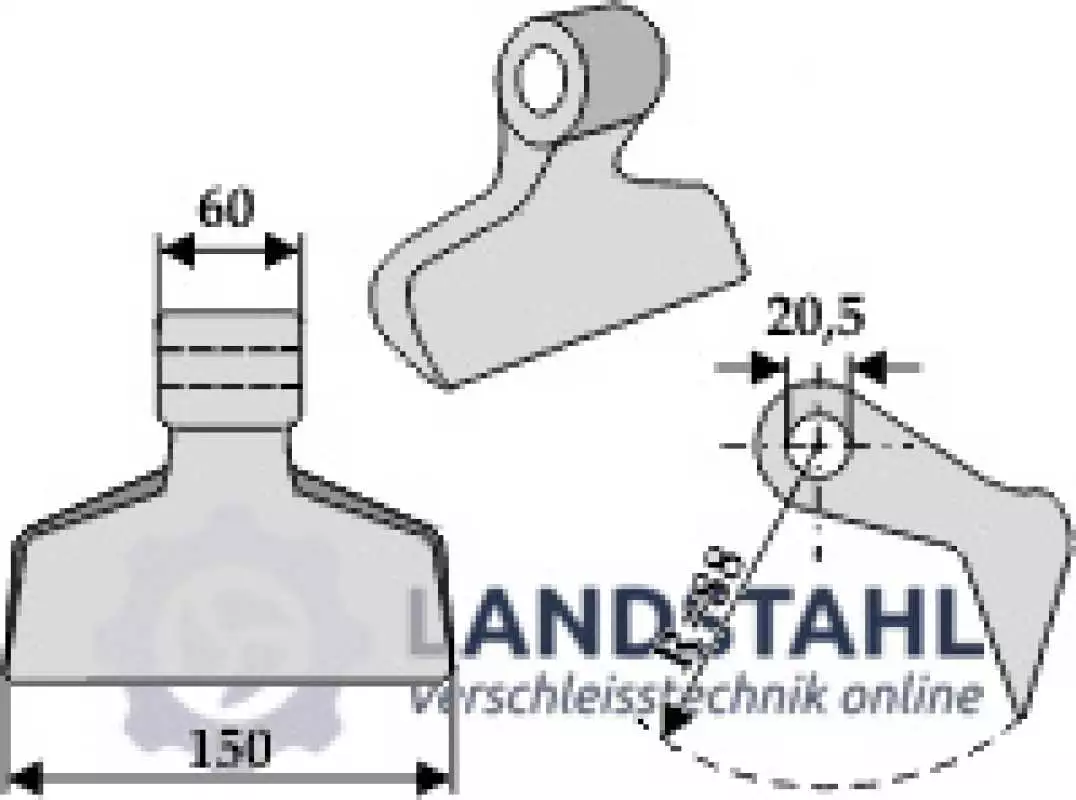 Hammerschlegel 150x60mm