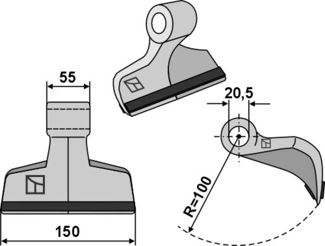 Hammerschlegel 150x55 - PTA