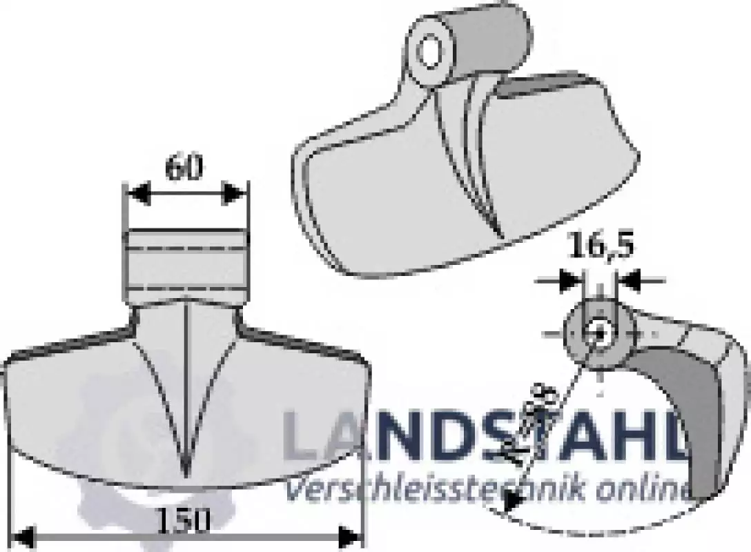 Hammerschlegel 150x60mm