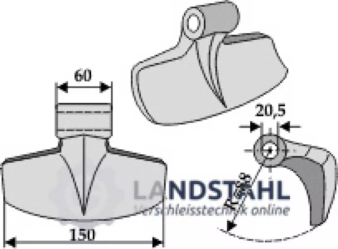 Hammerschlegel 150x60mm