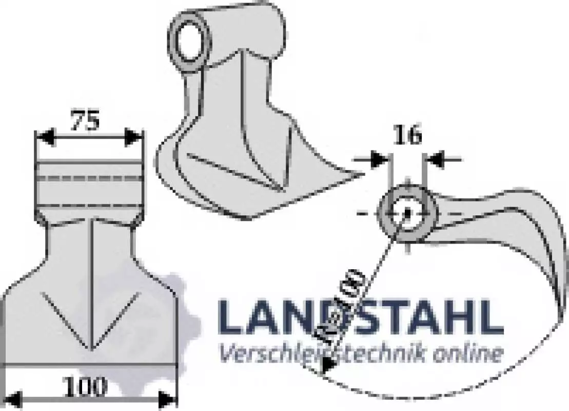 Hammerschlegel 100x75mm