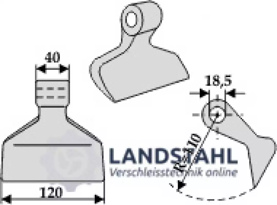 Hammerschlegel 120x40mm