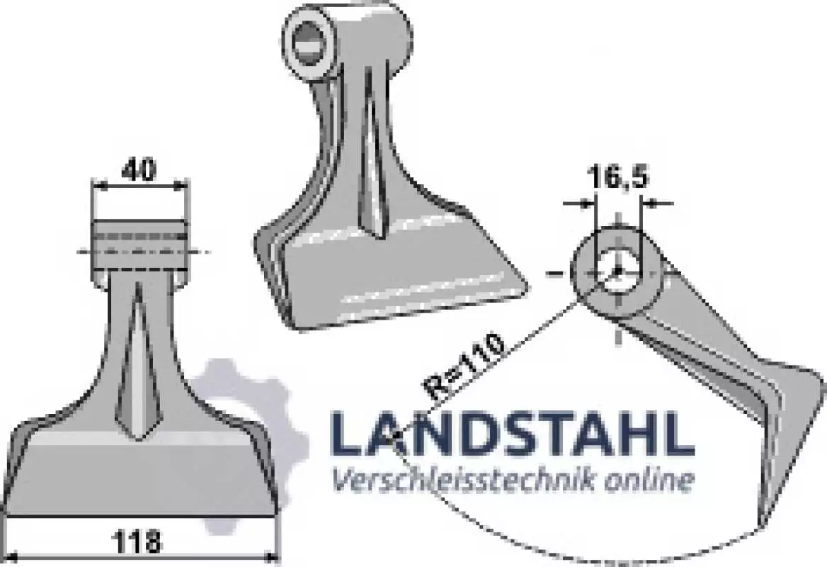 Hammerschlegel 118x40mm