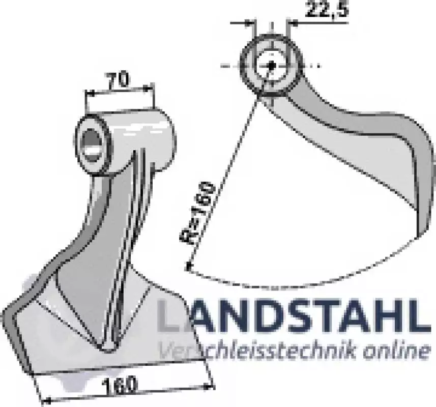 Hammerschlegel 160x70mm