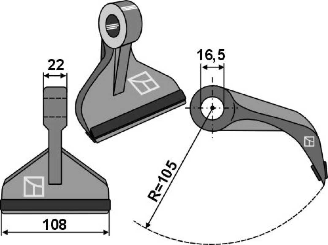 Hammerschlegel 108x22mm - PTA