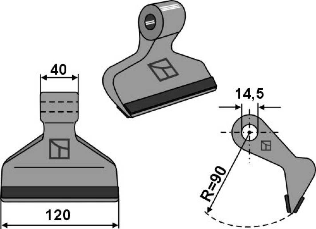 Hammerschlegel 120x40mm - PTA
