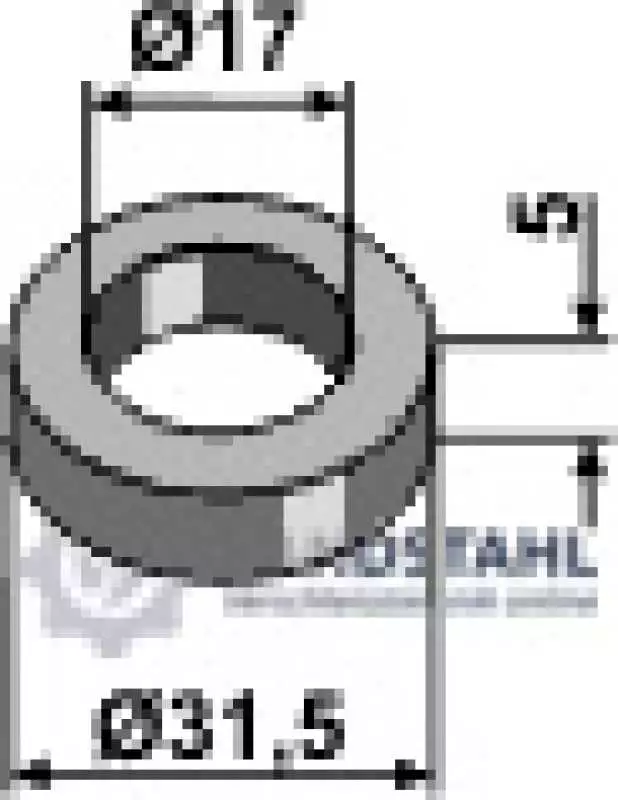 Scheibe D31,5x5xD17