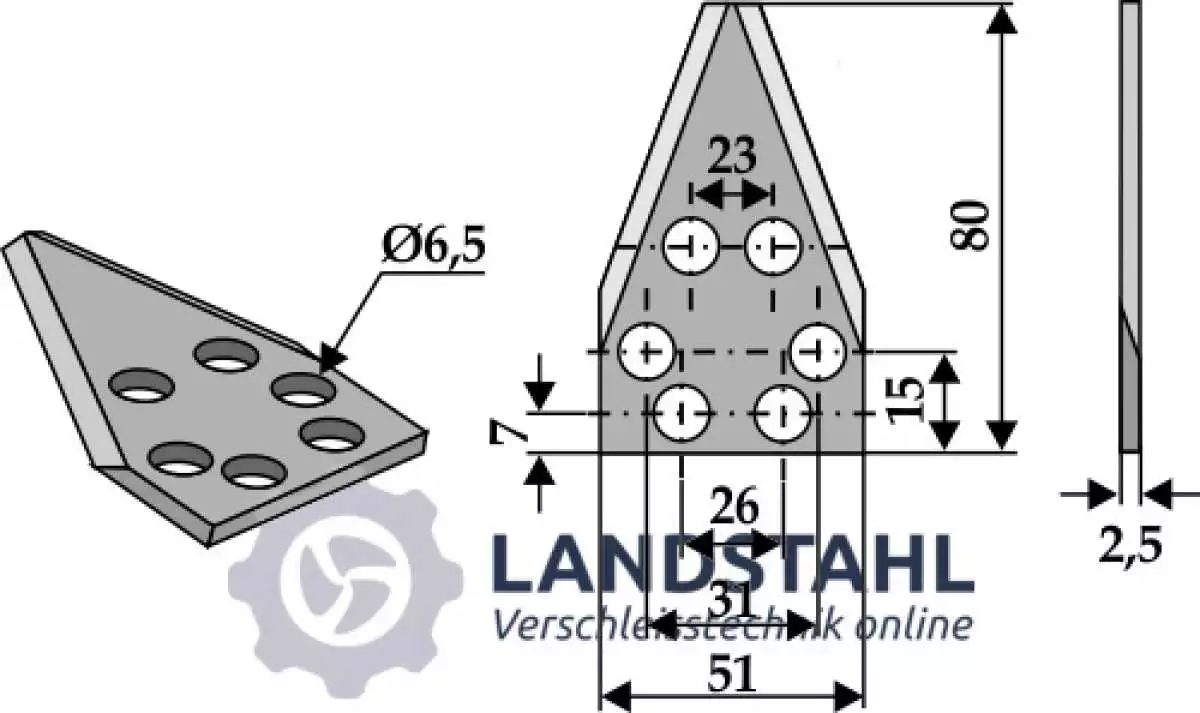 Futtermischwagenmesser