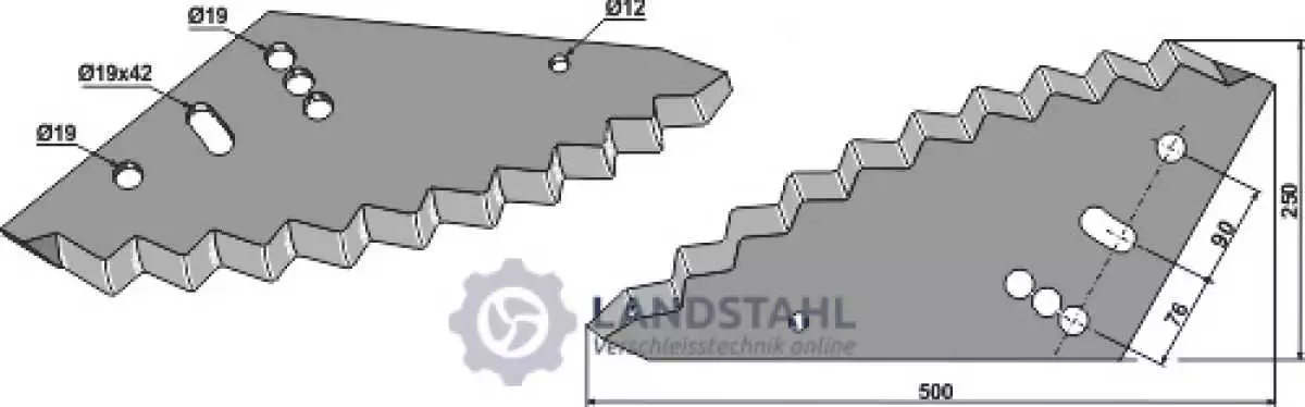 Futtermischwagenmesser