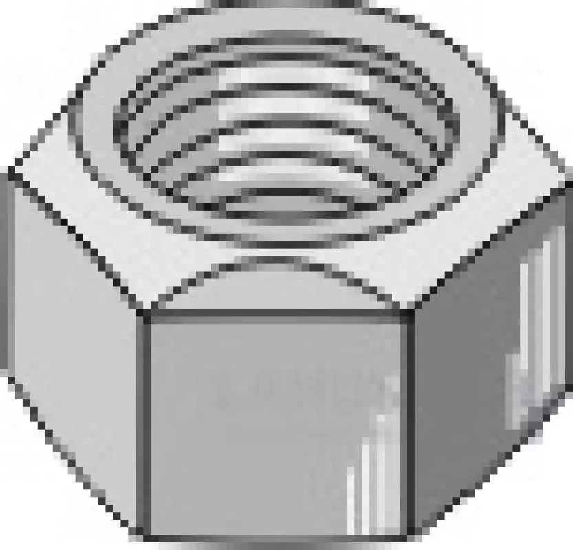 Ganzmetallmutter mit Klemmteil M20 - DIN980 verz. 10.9