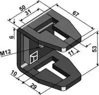 Klemme 64mm