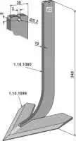 Stiel mit Schar 140mm