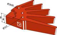 Fingersternsegment Ø535mm - hart