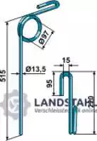 Soc Standard De Cultivateur / Vibroculteur Köckerling  504019 Allrounder 300 X 60 X 10 Mm Entraxe 45 Mm Adaptable 1127043