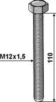 Schraube M12x1,5 - Verzinkt - 8.8