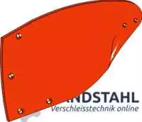 Streichblech-Hinterteil - links