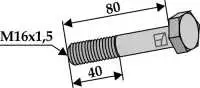 Sechskantschraube M16x1,5x80