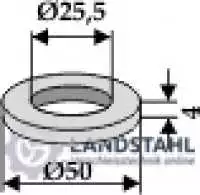 Scheibe D50x4xD25,5