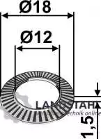 Scheibe – D18x1,5xD12