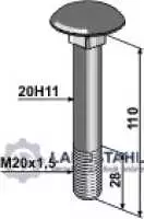 Schraube M20x1,5