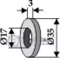 Scheibe D35x3xD17