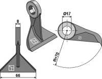 Hammerschlegel 66x8mm