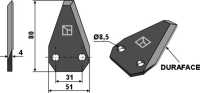 Futtermischwagenmesser für SGARIBOLDI