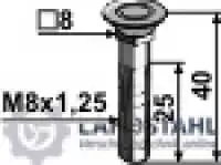 Schraube M8x1,25 - 10.9