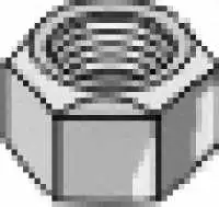 Ganzmetallmutter mit Klemmteil M10 - DIN980 verz. 10.9